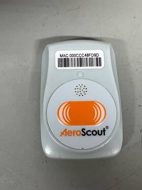 Tag-2200-c Aeroscout Tracker Wifi Asset Or Patient Location Tag 1/2-aa Battery