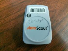 Tag-5100 Aeroscout Tracker Wifi Asset Or Patient Location Tag 1/2-aa Battery