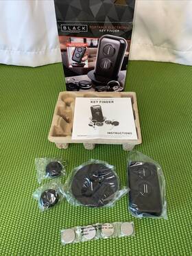1003459 Black Series Portable Electronic Key Finder Includes 2 Tags And B