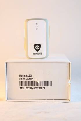 S2-w0415 Brickhouse Security Model Gl200 Gps Tracker W Power Charger Tested