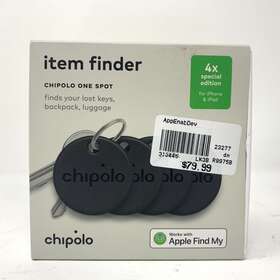 C21m Chipolo One Air Tag Airtag Lost Item Finder - 4 Pack Retail Price 80 New