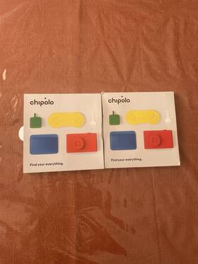 Chipolo Ch-c19m-bk-r One Tracker Item Finder Set Of 2 Read Description Not Tested