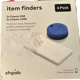 Chc17bc19mb Chipolo Item Finder 4-pack 2x One Card