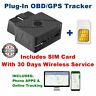 Ect-1000 Easy Car Tracker Obd Gps Sim Card Service Tracking Platform