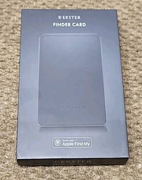Ekster Ek4-fnd-apl Finder Card - Works With Apple Find My Rechargeable Bluetooth Gps Tracker