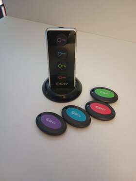 Esky 690002211247 Find Your Keys And Remote Wireless Rf Transmitter With 4 Receivers