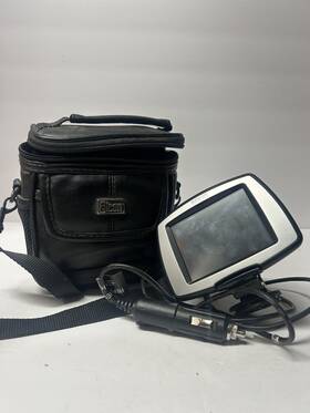 364747 Garmin Vintage Car Gps Navigator With Case Mount And Wires