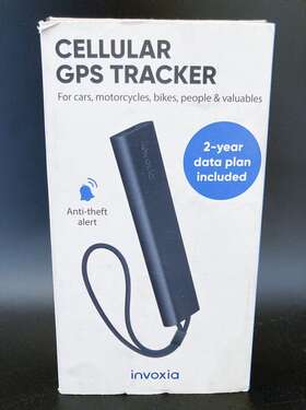 Invoxia 700689800539 Cellular Gps Tracker For Vehicle Car Motorcycle - Black