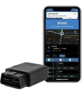 Lightning Gps 609613888557 Obd-ii Plug-in Real-time Vehicle Tracking Device For Cars And Teens