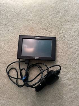 C320 Mio Digi Walker Gps Navigator Black Portable Touchscreen With Car Charger