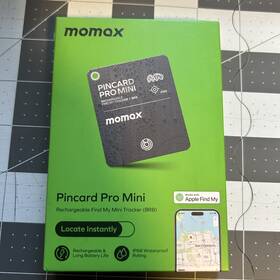 Momax 489422073999 Pincard Pro Mini Rechargeable Tiktok Airtag Apple Find My Iphone