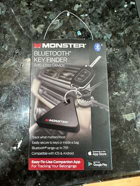 Monster 805106891978 New Bluetooth Key Finder Anti Loss Device Tracking Items. Ships Usps Monster 805106891978 New Bluetooth Key Finder Anti Loss Device Tracking Items. Ships Usps