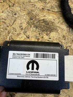 82216093aa Mopar Electronic Vehicle Traking System