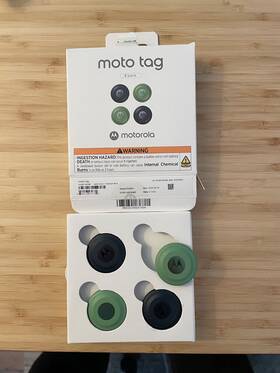 Pg38co6068 Motorola Moto Tag 4-pack Bluetooth Trackers Uwb Starlight Blue Jade Green Pg38co6068 Motorola Moto Tag 4-pack Bluetooth Trackers Uwb Starlight Blue Jade Green