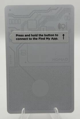 Nm01297185 Nomad Tracking Card Air Works With Apple Find My White