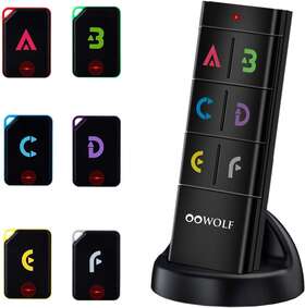 Qx6b-1 Oowolf Key Finder Rf Tracker Anti-lost Alarm Item Locator Loud Beepi