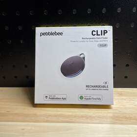 Pebble Bee 852569006388 Pebblebee Clip Rechargeable Item Tracker With Apple Find My And Bluetooth
