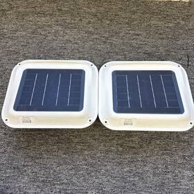 77-s267 Philips Lot Of 2 Connect Solar Gps Cargo Vision Asset Trackers Wht