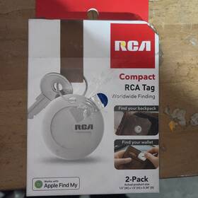 Rca Trk203wh Tracking Tags Compact 2 Pack For Apple Find My Iphone Ipad Mac
