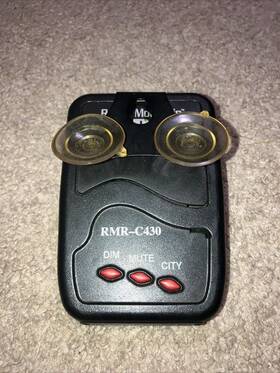 Rmr-c430 Rocky Mountain Radar C430 Detector Black No Car Adapter