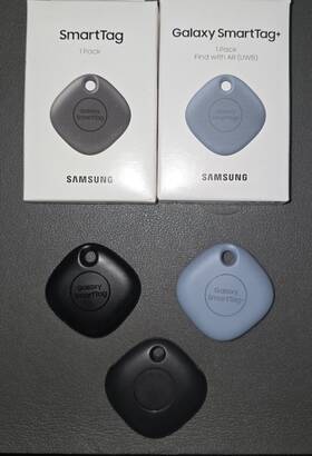 Ei-t5300bbegus Samsung Galaxy Smart Tag Black And Plus Denim Blue New Batteries