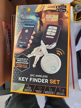 Smartgear Stg-6842-kb Smart Gear 2pc Wireless Key Finder Set 2 Fobs New Open Box