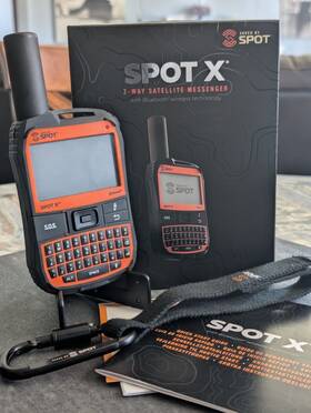 Spot 840454600629 X 2-way Emergency Satellite Messenger Device With Bluetooth Iob