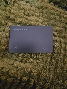 Spotminders Decd4-pg242001 Tracking Card Slim Wallet Tracker Smartcard Works With Apple No Box