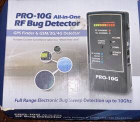 Sa-dd804-10g Spyassociates Pro-10g Bug Detector Finds Gps Trackers And Wireless Hidden Cameras