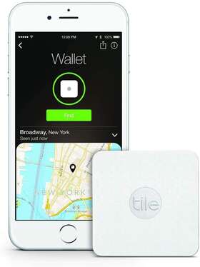 B08159hymz Tile Slim - Phone Finder. Wallet Laptop Finder Skateboards Non-ret