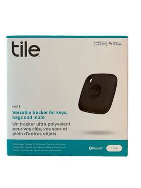 T1401n Tile Mate Bluetooth Smart Tracker Black 1 Pack