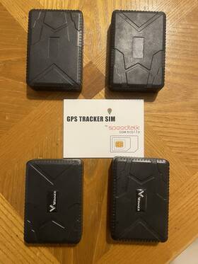 Tkstar 4g-tk905 Lot Of 4 Gps Tracker Hidden Magnetic Real Time Car Waterproof Tracking