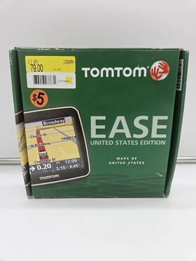 Tomtom 636926037631 Ease United States Usa Maps Edition Fold And Go Easyport Mount Manual Box
