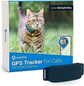 Tractive 120056451265 Gps Cat Tracker 9 Lbs - Waterproof Location And Smart Activity