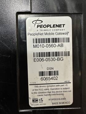 M010-0560-ab Trimble Peoplenet