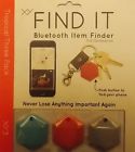 Xy Find It Bluetooth Item Finder 3rd Gen Tracker 5 Times Louder 3 Pak 850960006273
