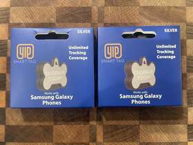 Yip 850038254124 2 Samsung Galaxy Tracking Smart Tag For Dog Cat - Silver And New