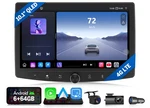 Eonon UX6SK2 Plus 10.1"ANDROID 6+64 2DIN Radio Carplay Gps Head Unit+cam+dvr. Fixed Price $278.24.