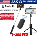 Us Selfie Stick Tripod Remote Desktop Stand Holder For Iphone Samsung Lot. Fixed Price $308.86.