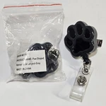2 Retractable Badge Holder Lanyard With Clip Dog Cat Paw Shaped. Fixed Price $6.95.