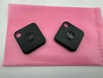 2-PACK Tile Pro (black) High Performance Bluetooth Tracker Finder RE-21001. Fixed Price $32.00.