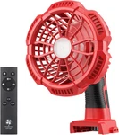 Portable Handheld Fan Outdoor Job Site For Milwaukee 18V Lithium-ion Battery. Fixed Price $35.89.