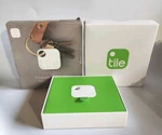 Tile - Bluetooth Item Trackers (1) White T1003 Apple Android. Fixed Price $18.99.