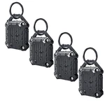 Dovick Waterproof Keychain Holder W/ Apple Tracker (black 4PACK). Fixed Price $26.99.