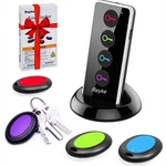 Reyke Key Finder, 80DB+ Rf Item Locator Tags With 131FT. Working Range, Wirel.... Fixed Price $17.60.