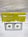 Tile Style Bluetooth Item Tracker Pack White/gold Model : RT-11002-EU. Fixed Price $50.90.