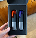 Gotenna Mesh Two Off-grid Sms And Gps Devices (orange & Purple Set). Fixed Price $65.00.
