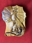 Wooden Puzzle Stash Box - Hand Crafted Gila Monster Lizard Trinket. Fixed Price $16.50.