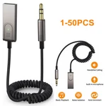 Aux Bluetooth 5.1 Adapter 3.5MM Receiver Microphone For Car Us Lot. Fixed Price $288.26.