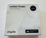 New Chipolo Card Point Bluetooth Wallet Finder For Android Devices Only - White. Fixed Price $19.99.